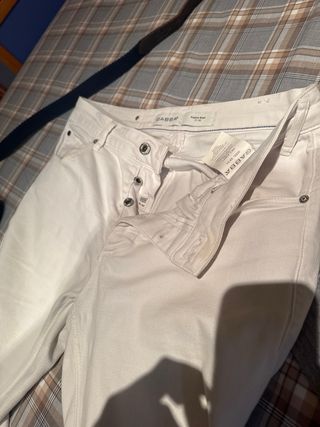 Vaqueros Gabba Slim Fit Hombre Blancos W34 L34