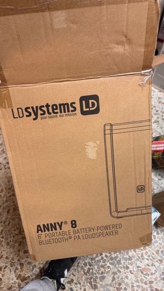 LD Systems ANNY 8 Altavoz PA Portátil Batería