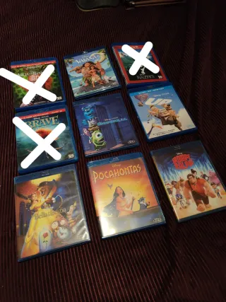 Pack Películas Blu-ray Disney