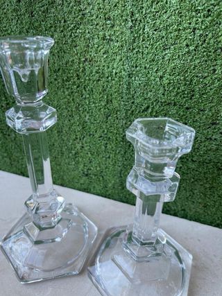 Set di 2 candelabri in cristallo V