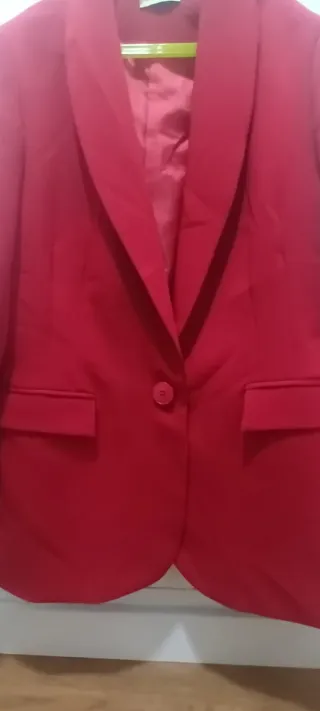 Blazer Rosso Donna