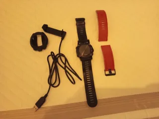 Reloj Garmin Negro y Rojo