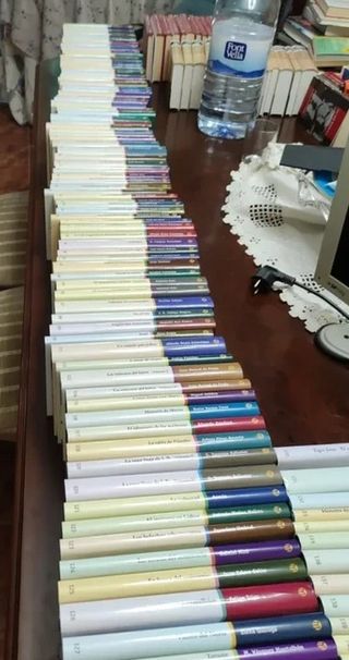 Colección de 140 libros novelas siglo XX El Mundo