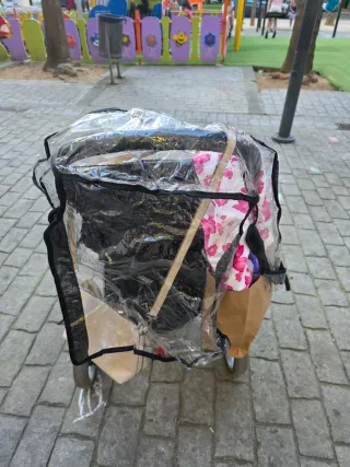 Funda Plástico Silla Paseo Transparente