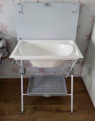 Bañera cambiador bebé plegable