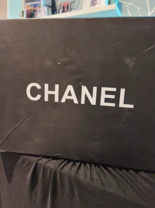 Zapatillas Chanel Negras y Plateadas