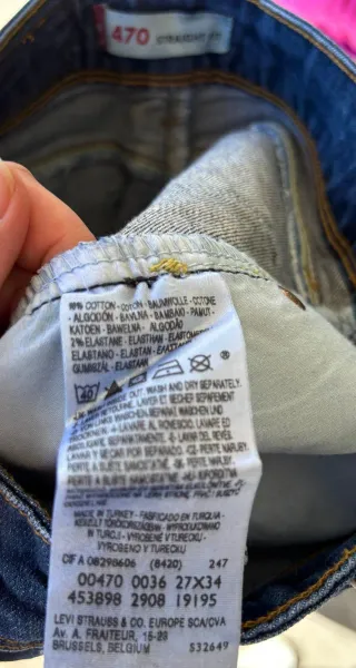 Pantalón Levi's 470 Straight Fit Talla 36