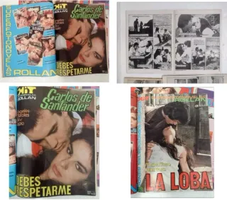 LOTE DE 5 ANTIGUAS FOTONOVELAS  AÑOS 80