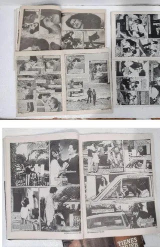 LOTE DE 5 ANTIGUAS FOTONOVELAS  AÑOS 80