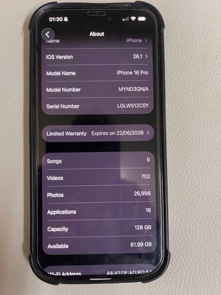 iPhone 16 Pro Original todo bien