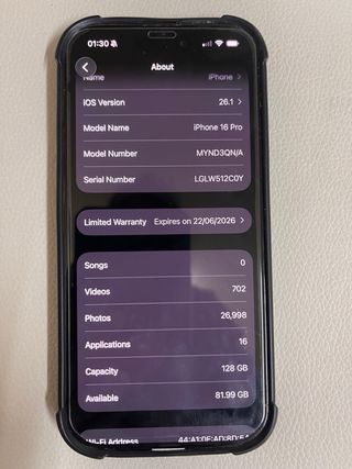 iPhone 16 Pro Original todo bien