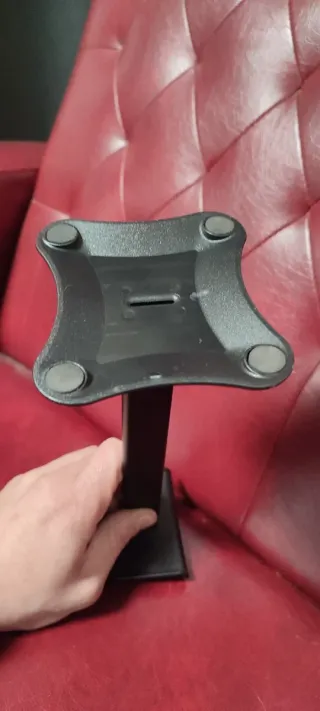 Soporte para auriculares negro