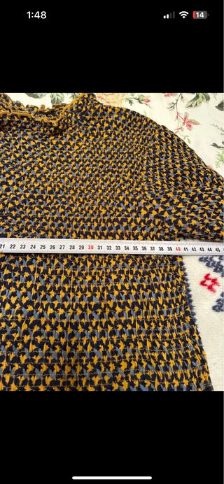 Vestido estampado talla M