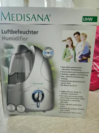 Humidificador Medisana.  Ideal para bebés y niños