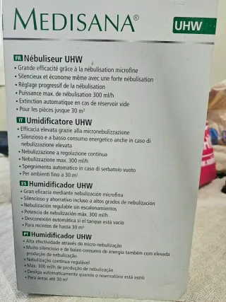 Humidificador Medisana.  Ideal para bebés y niños