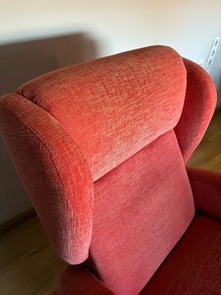 Butaca reclinable naranja