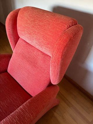Butaca reclinable naranja