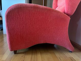 Butaca reclinable naranja