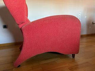Butaca reclinable naranja