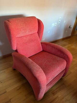 Butaca reclinable naranja