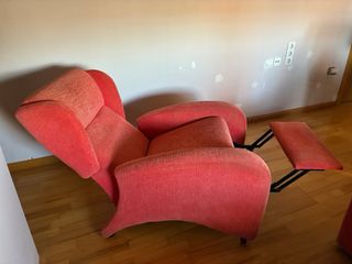 Butaca reclinable naranja