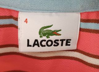 Camiseta Lacoste Rayas Talla M