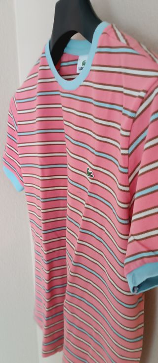 Camiseta Lacoste Rayas Talla M