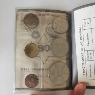 Colección monedas España Mundial 1980 (original)