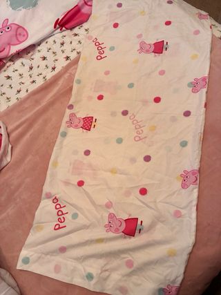 Funda nórdica y funda almohada Peppa Pig
