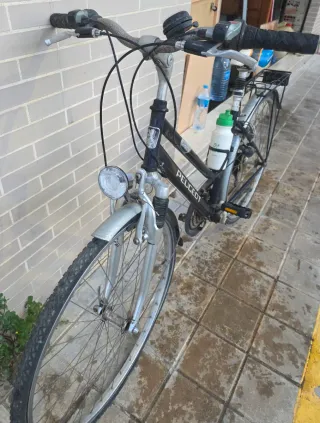 Bicicleta Peugeot Country Negra/Plata