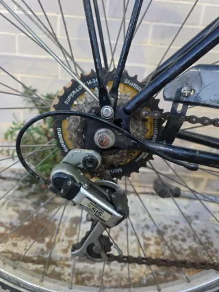 Bicicleta Peugeot Country Negra/Plata