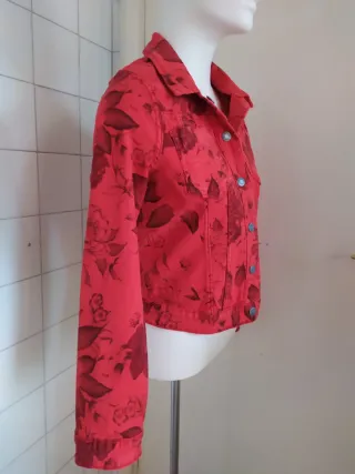 Chaqueta vaquera Nina Carter floral T. XS/S