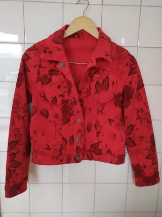 Chaqueta vaquera Nina Carter floral T. XS/S