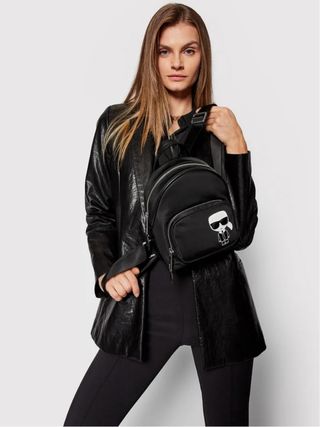 Mini mochila Karl Lagerfeld negra