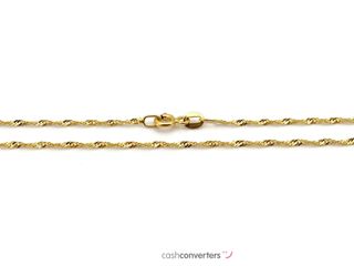 cadena oro 18k 25cm