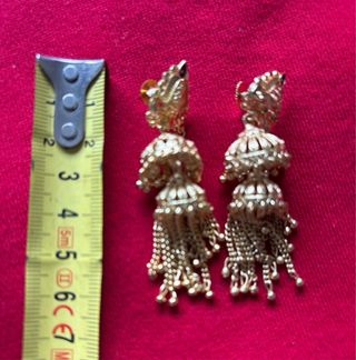 Pendientes charros salmantinos dorados