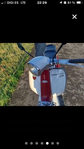 Lambretta 150 i Scooter Roja y Blanca