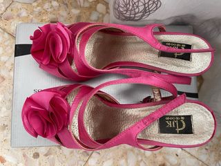 Zapatos de fiesta JK fucsia talla 39