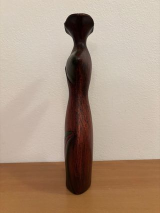 Vaso decorativo in legno