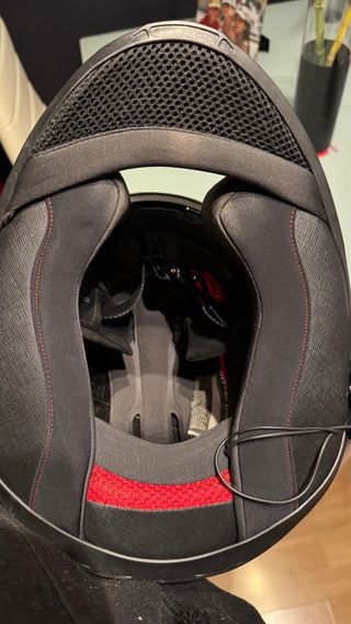 Casco moto MT Helmets con intercomunicador talla S