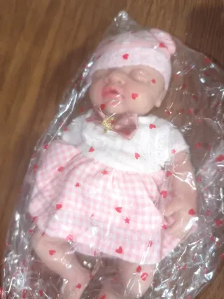 Muñeca silicona cuerpo entero rosa