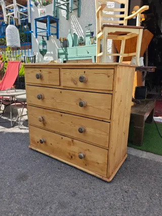 Cómoda Inglesa Victoriana Madera
