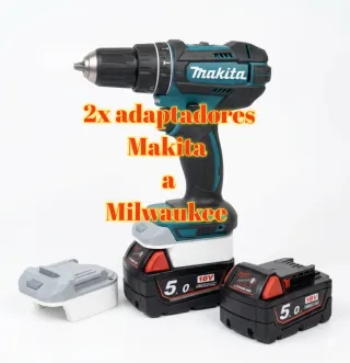 ㊗️2x Adaptadores Makita a Milwaukee ㊗️