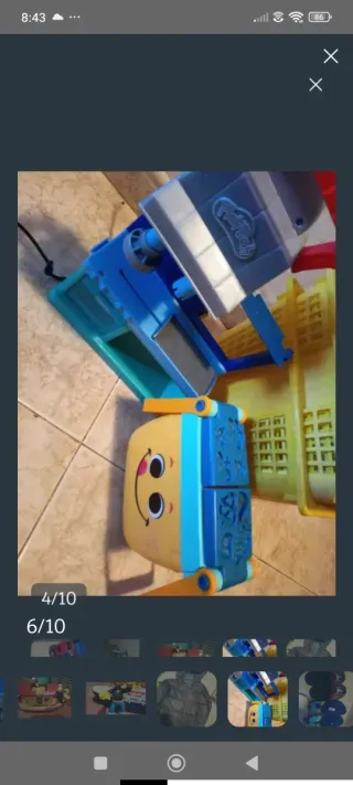 Chaqueta infantil azul marino