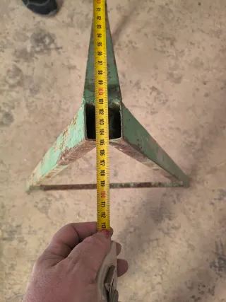 Soportes metálicos verdes (2 unidades)