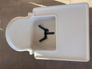 Trona Ikea Blanca con bandeja