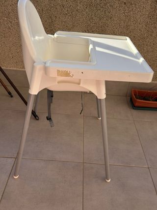 Trona Ikea Blanca con bandeja