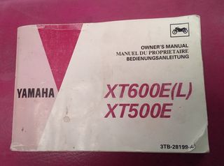 Yamaha XT600E Adventure/Enduro Moto