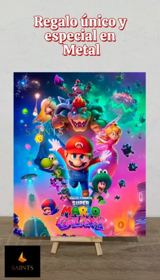 Super Mario Galaxy Nintendo Metal Poster
