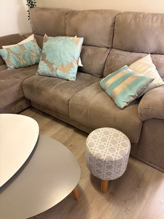 Pack salón completo: cojines +alfombra+puff (URGE)